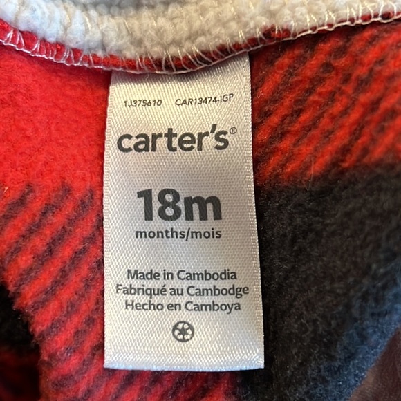 CARTER’S Plaid Pullover and Hooded Full-Zip Jackets - Picture 6 of 12